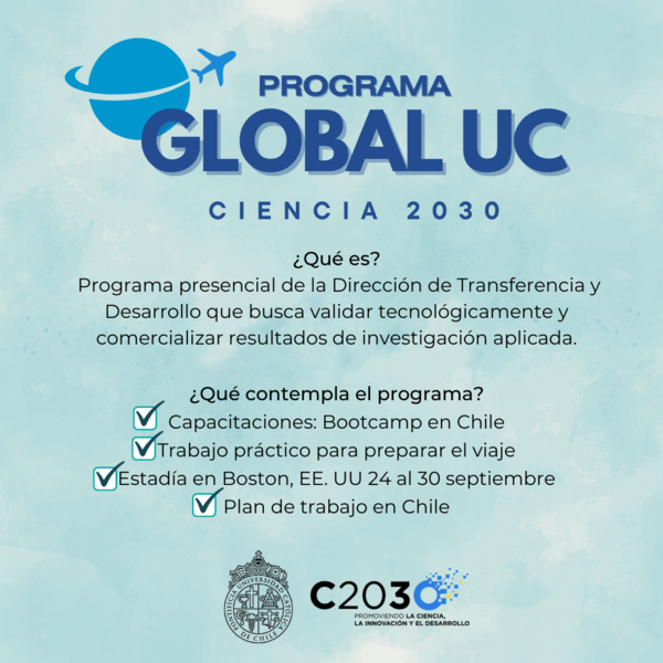 Primera versión Programa Global UC Ciencia 2030
