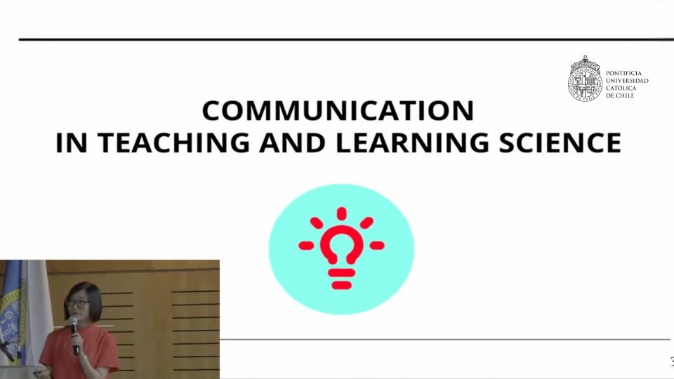 Charla Dra. Jing Hao: Communication in teaching and learning science